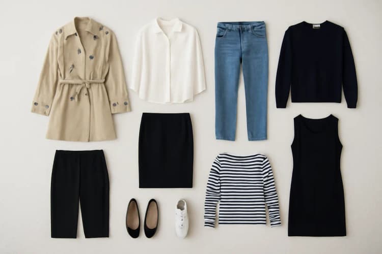 as 10 peças essenciais de roupas femininas que nunca saem de moda